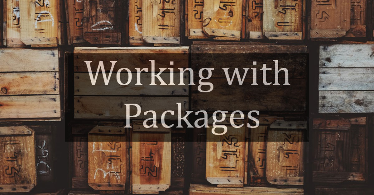 Working with Packages