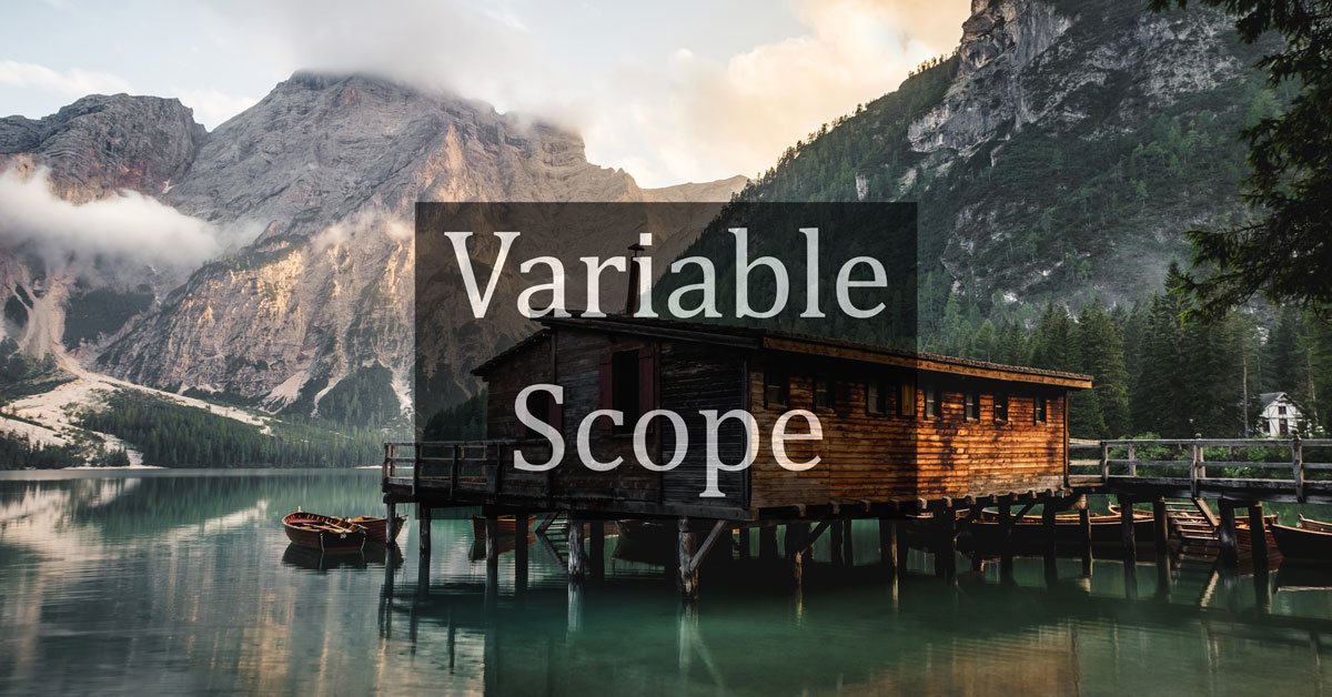 Variable Scope